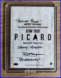 Star Trek Picard Season 2 & 3 Artist Return Trading Card Danny Hayman