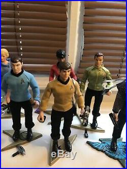 Star Trek Playmates 9 Original Series Lot Collection Figures Kirk Spock