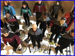 Star Trek Playmates Lot Collection 27 9 Inch Figures Original & Next Generation