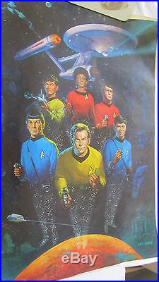 Star Trek Posters 6 x highly collectable vintage pieces