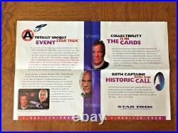 Star Trek Rare Phone Cards, 3 Jumbo Size, All Original Packaging 1994 Conference