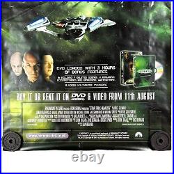 Star Trek Rare Poster Nemesis Promotional Bus Shelter Poster Original 2002 Film