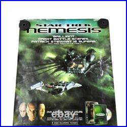 Star Trek Rare Poster Nemesis Promotional Bus Shelter Poster Original 2002 Film