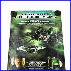 Star Trek Rare Poster Nemesis Promotional Bus Shelter Poster Original 2002 Film