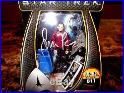 Star Trek Rare Simon Pegg Hand Signed Action Figure Statue Movie Photo COA Card