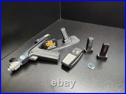 Star Trek SNW! Type 2 Phaser Prop (Sparkle Blue) PREMIUM! Floating Stand