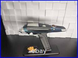 Star Trek SNW! Type 2 Phaser Prop (Sparkle Blue) PREMIUM! Floating Stand