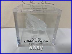 Star Trek Screen Used Prop Authentic Dilithium Crystal With Certificate COA