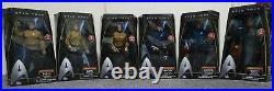 Star Trek (Set of 6) 12 Inch Command collection figures By Playmates 2009. BNMIB