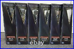 Star Trek (Set of 6) 12 Inch Command collection figures By Playmates 2009. BNMIB