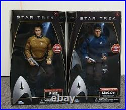 Star Trek (Set of 6) 12 Inch Command collection figures By Playmates 2009. BNMIB