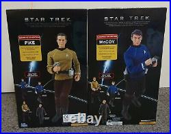 Star Trek (Set of 6) 12 Inch Command collection figures By Playmates 2009. BNMIB