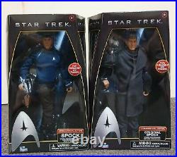 Star Trek (Set of 6) 12 Inch Command collection figures By Playmates 2009. BNMIB