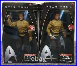 Star Trek (Set of 6) 12 Inch Command collection figures By Playmates 2009. BNMIB