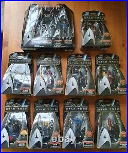 Star Trek (Set of 9) (+ 4 set) Galaxy collection figures By Playmates 2009. BNIB