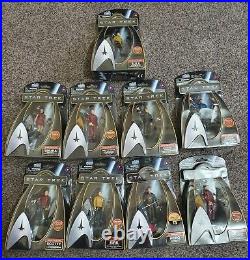 Star Trek (Set of 9) (+ 4 set) Galaxy collection figures By Playmates 2009. BNIB