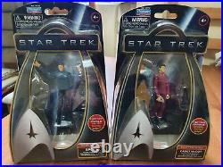 Star Trek (Set of 9) (+ 4 set) Galaxy collection figures By Playmates 2009. BNIB