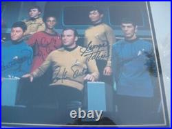 Star Trek Signed Original Crew Framed Photo Limited Edition 98 Of 2500