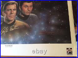 Star Trek Signed William Shatner FIRST FAMILY Ltd Ed #'d Autograph Lithograph