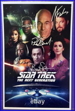 Star Trek Signed by the Cast 11x17 Movie Poster with Free Delivery & Auth