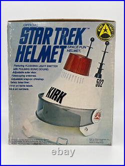 Star Trek Space Fun Helmet with Flashing Lights and Sound Enco 1976 Tested