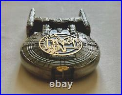 Star Trek Space Ship USS Enterprise CVN-65 Navy CPO Mess Challenge Coin NYPD FBI