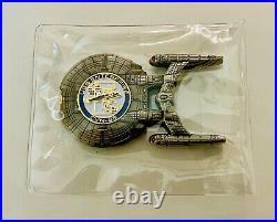 Star Trek Space Ship USS Enterprise CVN-65 Navy CPO Mess Challenge Coin NYPD FBI