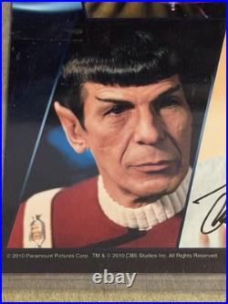 Star Trek Spock Signed 45th Anniversary Photo Collage Autograph Hologram