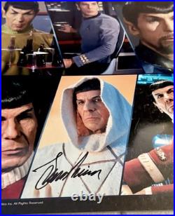 Star Trek Spock Signed 45th Anniversary Photo Collage Autograph Hologram