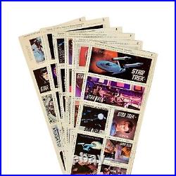 Star Trek Stamp Album with Stamps, Collection # 1, (Unused), Vintage (1977)