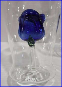 Star Trek Strange New Worlds? Authentic Prop? Glass Blue Rose Decanter (EACH)