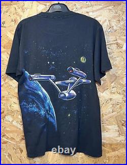 Star Trek T-Shirt Large Men's Changes Vintage USS Enterprise Original Ncc-1701