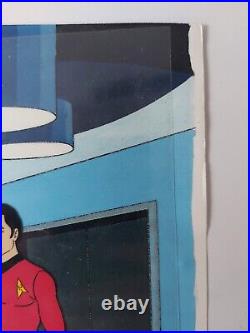 Star Trek TAS Hand Painted Cel & Background Pirates Of Orion (2 Cels)