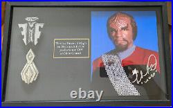 Star Trek TNG DS9 First Contact Worf Hause of Mogh emblem Original Prop