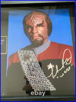 Star Trek TNG DS9 First Contact Worf Hause of Mogh emblem Original Prop