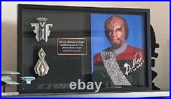 Star Trek TNG DS9 First Contact Worf House of Mogh Emblem Original Prop