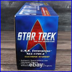 Star Trek TNG Enterprise NCC-1701-E Electronic Starship Art Asylum 2012 Sealed Star Trek TNG Enterprise NCC-1701-E Electronic Starship Art Asylum 2012 Sealed