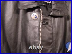 Star Trek TNG Original Vintage Leather Jacket 1990's XS Size