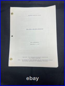 Star Trek TNG Writers / Directors Guide (1987) Gene Roddenberry Original