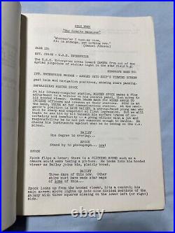 Star Trek TOS 1966 Original Script THE CORBOMITE MANEUVER Signed William Shatner