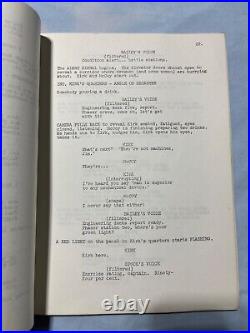 Star Trek TOS 1966 Original Script THE CORBOMITE MANEUVER Signed William Shatner