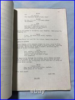 Star Trek TOS 1966 Original Script THE CORBOMITE MANEUVER Signed William Shatner