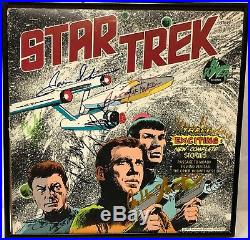 Star Trek TOS (7) SHATNER, NIMOY, KELLEY, DOOHAN Cast-Signed Vinyl LP withCoA