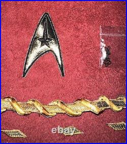 Star Trek TOS Captain Kirk Command Gold VELOUR Tunic Construction Kit NEW