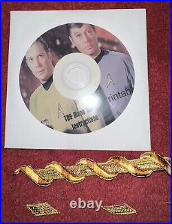 Star Trek TOS Captain Kirk Command Gold VELOUR Tunic Construction Kit NEW