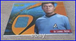 Star Trek TOS Dr McCOY Costume Card Science Original Fabric Prop, relic archives
