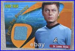 Star Trek TOS Dr McCOY Costume Card Science Original Fabric Prop, relic archives