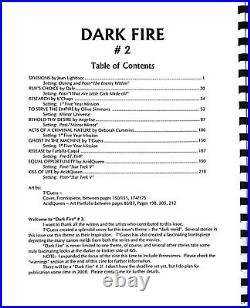 Star Trek TOS Fanzine Dark Fire 2 SLASH Vintage K/S Kirk/Spock 2007