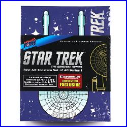 Star Trek TOS Fine Art Coasters Set of 40 Series 1 Convention Exclusive LE 500