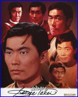 Star Trek TOS GEORGE TAKEI'Sulu' 8X10 Color Photo Signed